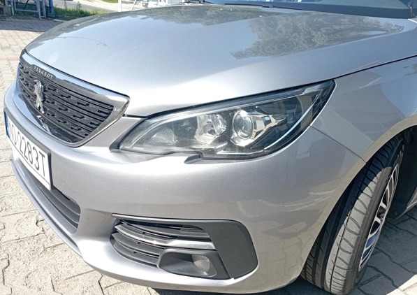 Peugeot 308 cena 25900 przebieg: 273704, rok produkcji 2018 z Olsztyn małe 172